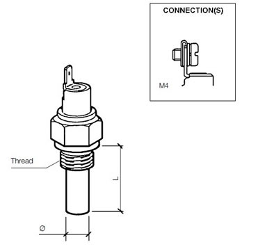 Temperature switch 120°C